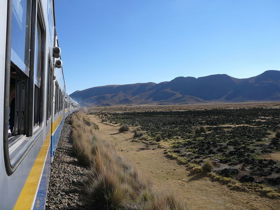 Zugfahrt von Oruro nach Uyuni