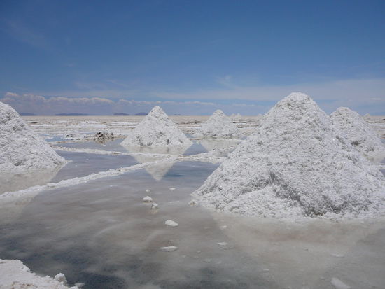Salzgewinnung, alles Handarbeit!