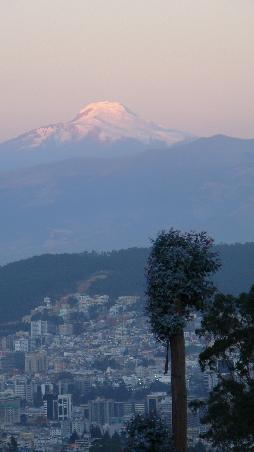Aussicht vom Hausberg in Quito
