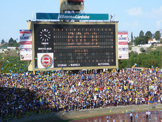 Fussballspiel Belgrano - Boca