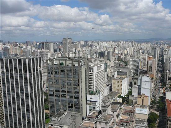 Ausblick über São Paulo