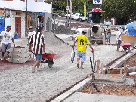 Was hat der Fisch auf der Baustelle verloren?