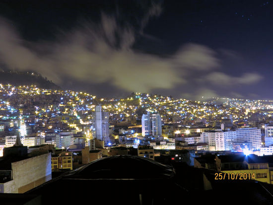 La Paz bei Nacht