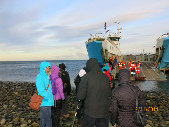 zurück in die Fähre