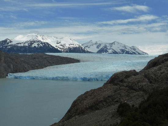 Blick auf den Gletscher Grey