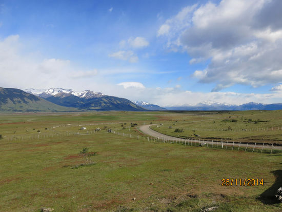 endlos scheinende Landschaft
