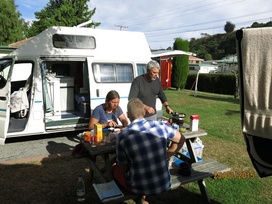 das Frühstück am Tag danach