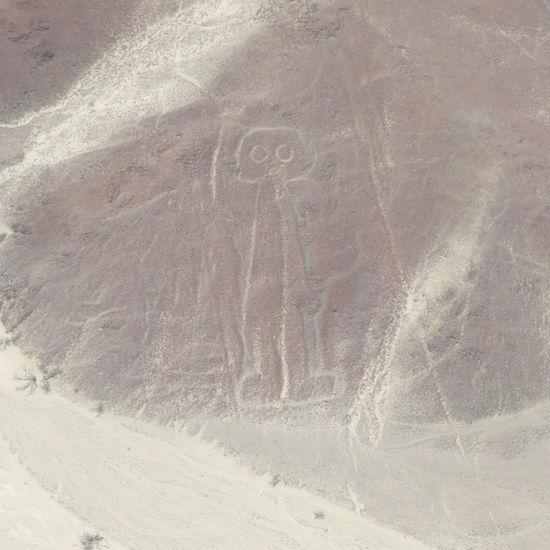 Der Astronaut, die Figuren sind echt schwer zu fotografieren aus dem wackeligen Flugzeug 