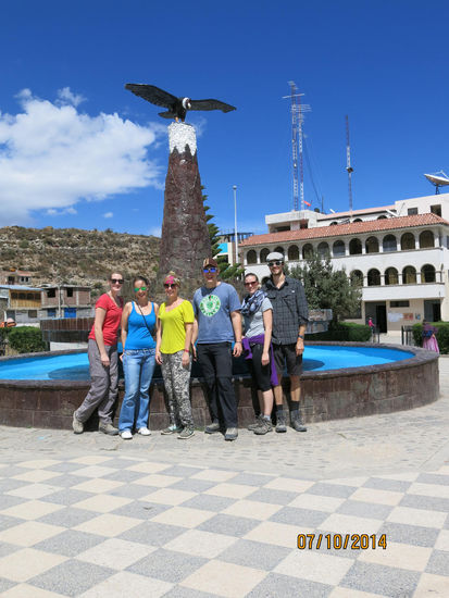 Die 3-Tages-Canyon-Bezwinger 
Doris, Ellen, Yvette, Daniel, Tamara und Dominik