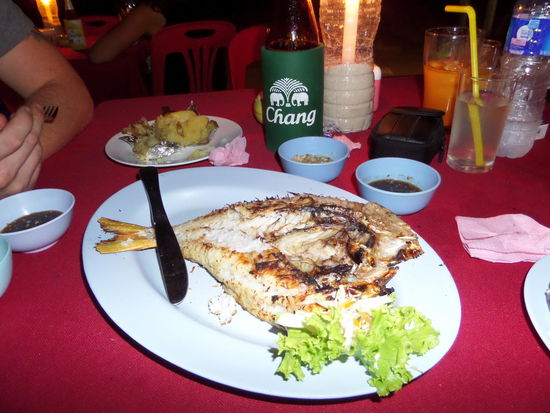 ... die Fuesse sind derweil im Sand.