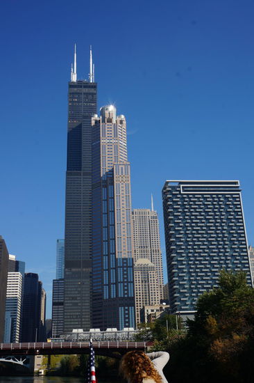 Blick in die Stadt vor dem Ablegen.