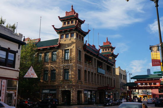 Hier noch eines der wenigen typisch chinesischen Häuser.