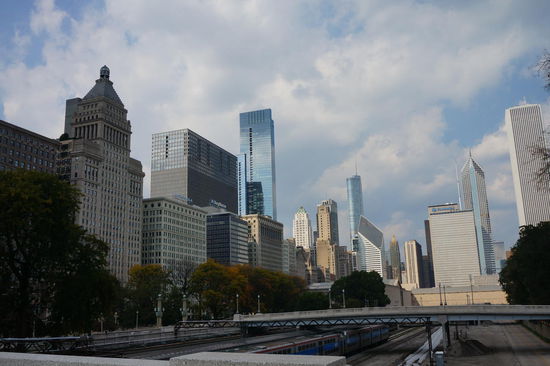 Skyline vom Millenium Park aus