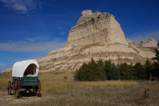 Ein Planwagen ohne ...