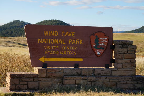 Hinweisschild zum Visitor Center, das wir dieses mal ausgelassen hatten, da wir ja nur auf dem Weg ins Hotel waren.