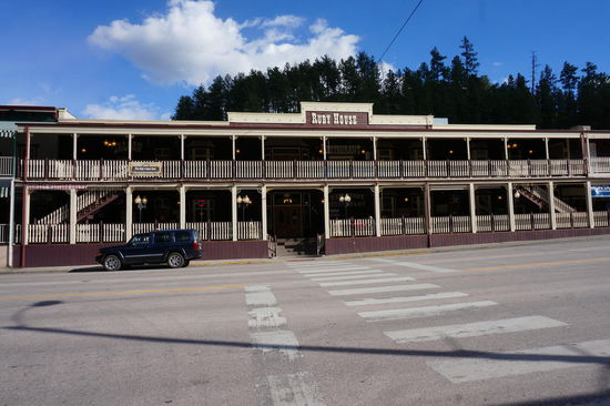 Das Restaurant von außen und ...