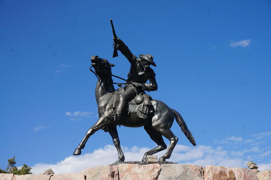 Statue von Buffalo Bill