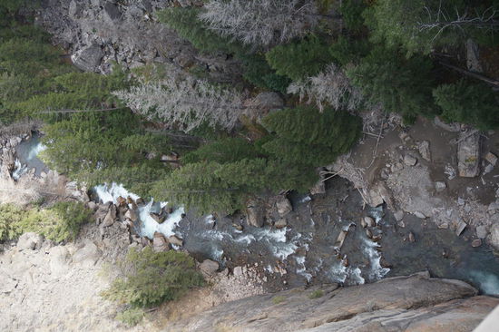 Blick in eine Canyon, über den wir gefahren sind.