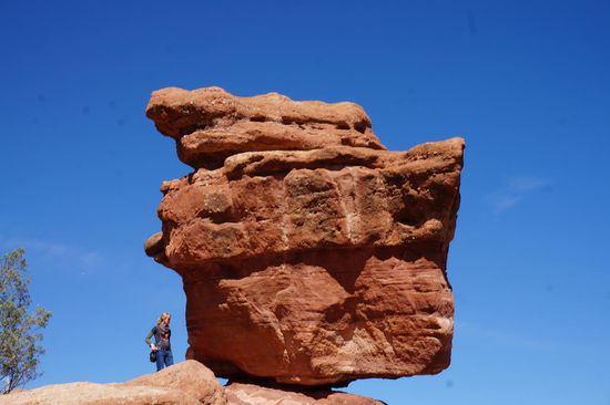 Der balanzierte Felsen.