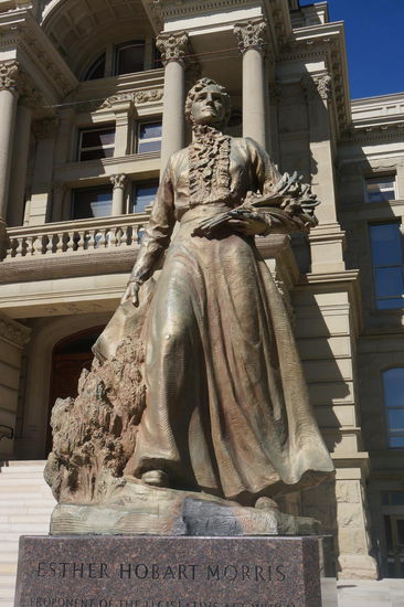 Esther Hobart Morris - die erste Friedensrichterin der USA.