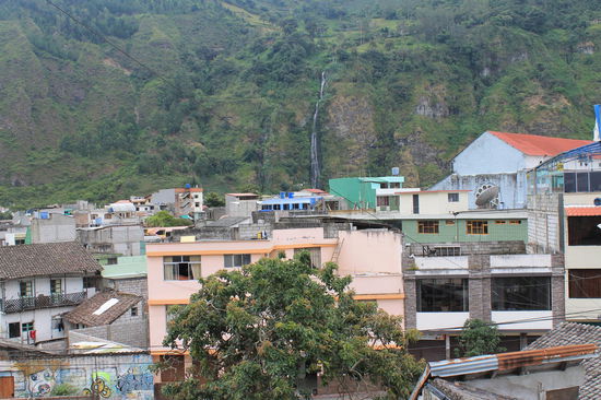 Der Blick aus unserem Hostelzimmer