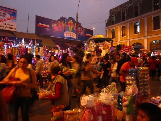 Weihnachtsshopping im Barrio Chino