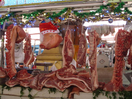 Markt San Pedro 
Wir wuenschen euch allen froehliche Weihnachten und einen guten Rutsch ins neue Jahr!!!