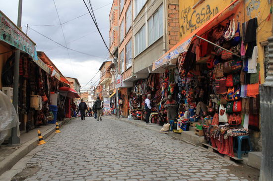 Artesania-Strasse im Zentrum