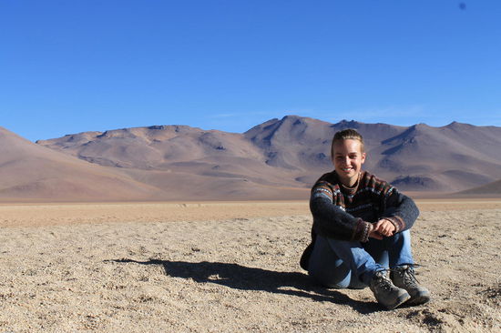 Kurz vor der argentinischen und chilenischen Grenze in der Wueste