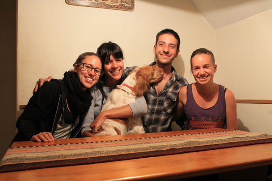 Sol, Lua (die verrueckte Huendin) und Leandro