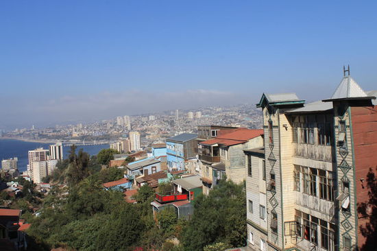 Blick von einem der vielen Huegel