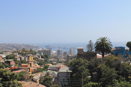 atemberaubende Blick vom Haus Pablo Nerudas aus