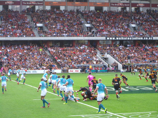 Waikato Chiefs gegen Suedafrika