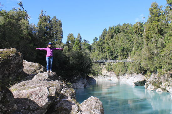 Hokitika Blue Gorge + etwas kaeltere Temperaturen auf der Suedinsel