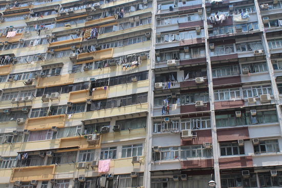 Leben in Hong Kong City