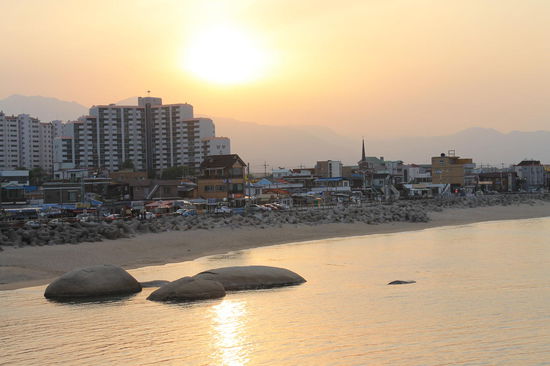 Sonnenuntergang in Sokcho