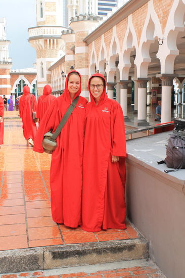 In der Moschee Masjid Jamek