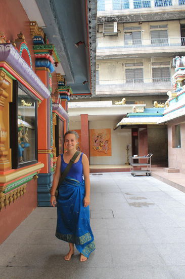 In einem hinduistischen Tempel