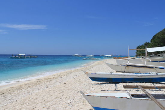 Insel bei Panglao, um die wir geschnorchelt sind