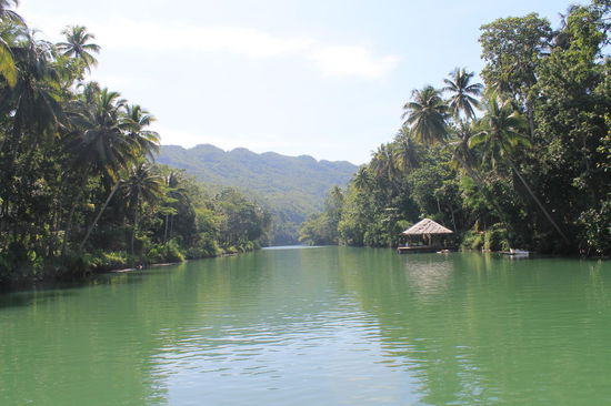 Rivercruise mit einem Touriboot auf dem Loboc River