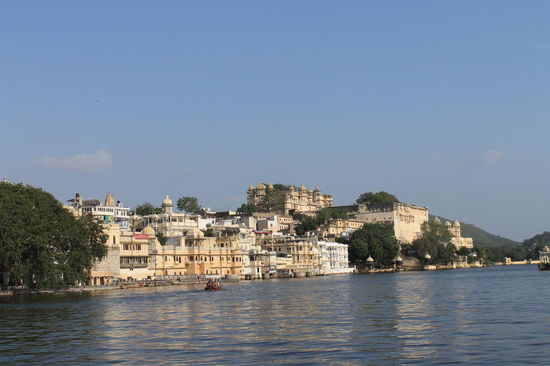 Blick auf den Palace in Udaipur