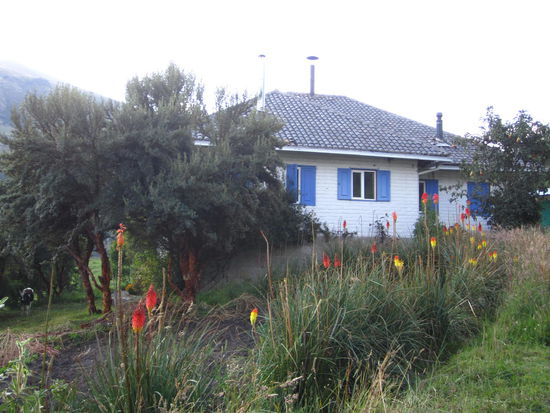 Das ist die Haus in dem man in der Comunidad uebernachten kann.