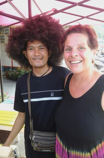 Die inselbewohner sind sehr freundlich und zuvorkommend