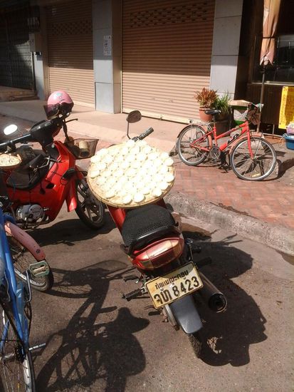 Von den gebratenen Reisfladen waren wir nicht begeistert