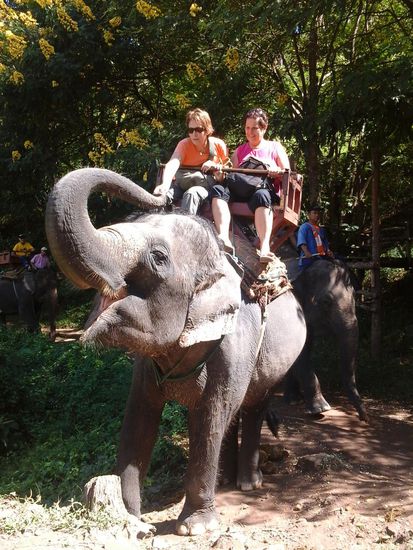 Elke nimmt das locker, ich bin weniger entspannt!