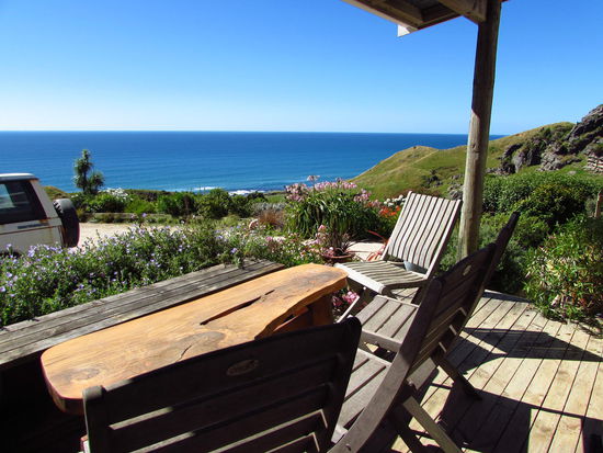 Blick aus unserem Schlafzimmerfenster.