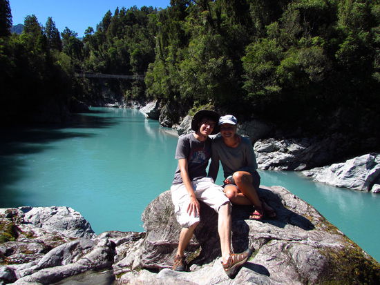 In der Hokitika Gorge.