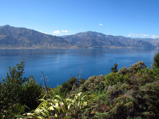 Blick über den Lake Hawea.