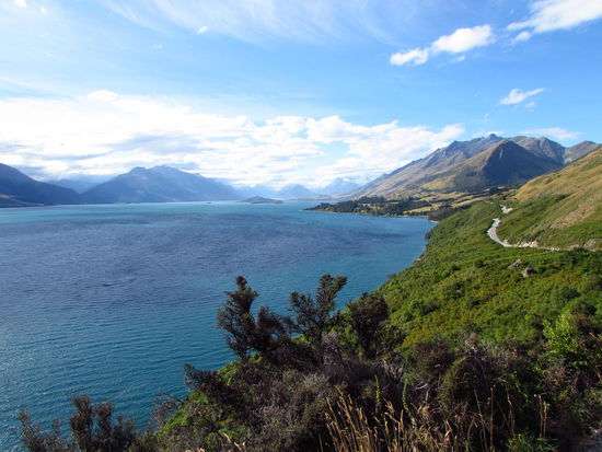 Lake Wakatipu in Richtung Glenorchy.