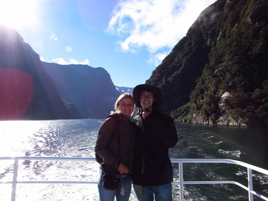 Während unserer Cruise auf dem Milford Sound.